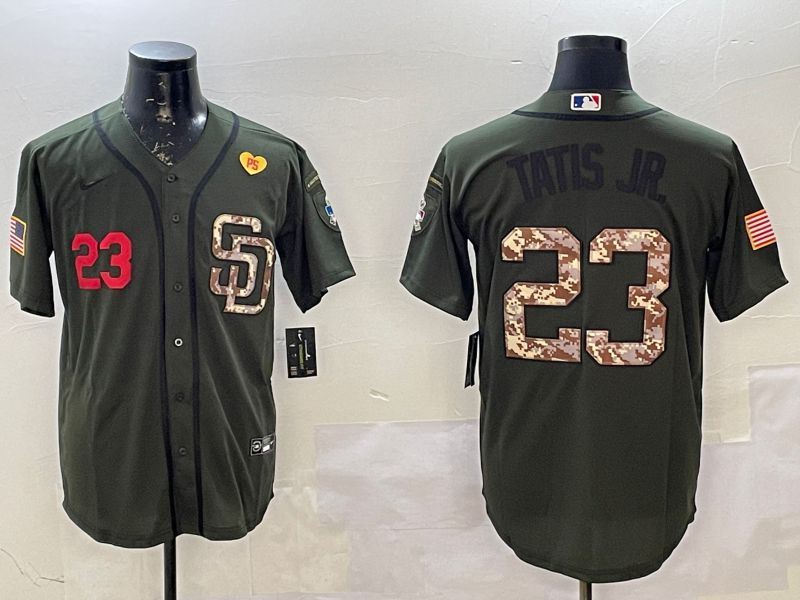 Men San Diego Padres #23 Tatis jr Green Game 2025 Nike MLB Jersey style 6
